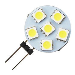 6-led Led G4 Shape Round 1.2w Warm White Bulb