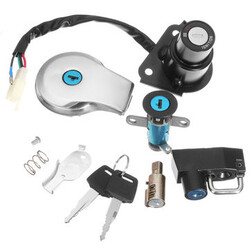 Ignition Key Switch Gas Cap Seat Lock Virago XV125 Fuel Kit For Yamaha XV250