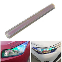 Transparent Headlight Foglight Sticker Decal Wrap Tail Lamp Tint Film