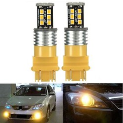 High Power 15W Turn Signal Light Indicator Amber Yellow 2835SMD LED Rear Bulbs