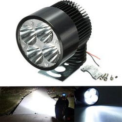 Headlight Lamp Universal Motorcycle LED 6500K White 12V Front Spotlightt 1000LM