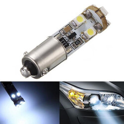 8SMD BA9S Plate 6000K Parking Light Super White Degrees LED Bulbs Mercedes