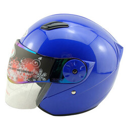 Dual Lens Winter Half Helmet Helmet Electric Car Motorcycle Autumn