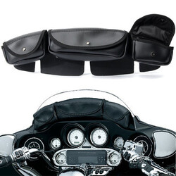 Pocket Electra Street Glide Touring Harley Fairing Pouch Wind Shield Bag