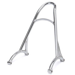 Backrest Harley Sportster XL883 XL1200 Silver Motorcycle Bar