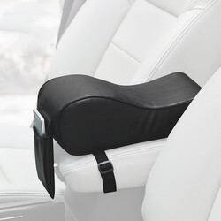 Pad Arm Phone Memory Foam Covers Pocket Arm Rest Auto Universal PU Leather Car