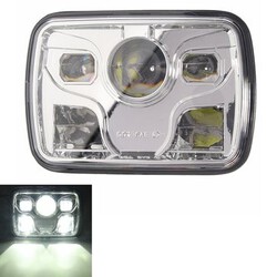 LED DRL High Low Beam Assembly HID Bulbs 32W Front Headlight Headlamp
