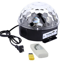 18w Disco Rgb Us Plug Led Ball Light Eu Plug Bluetooth Ac100-240v