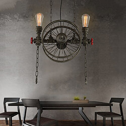 Wheel Iron Chandelier American Bar