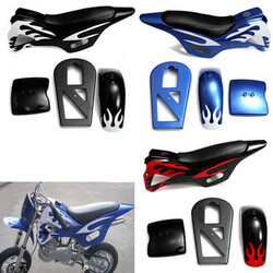 Kit Fairing 49cc Quad Bike ATV Mini Moto Dirt Seat Flame