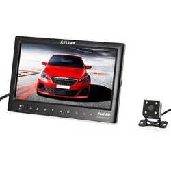 KELIMA Rear View Camera Car Display MP5 Inch Bluetooth LED Ruler Reversing Four