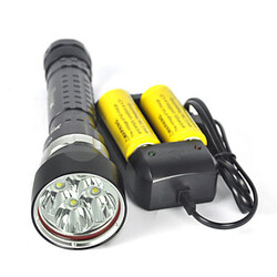 Led Charger Underwater Torch Battery Set 100