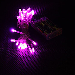String Fairy Lamp Light Christmas Led 2-mode Pink 30-led 3m