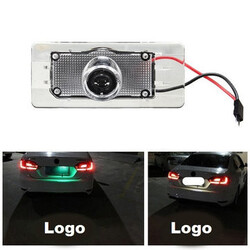 License Number Plate Light Shadow LED Laser 5W AUDI Car Projector Light Logo