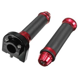 Handbar 22mm Tube CNC Aluminum Motorcycle Dirt Bike Grips Throttle