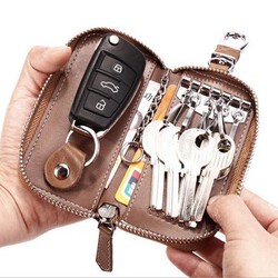 Key Wallet Leather Car Car Bag Holder Women Men's