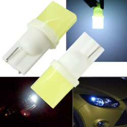 T10 W5W 501 Light SMD Number License Wedge Car Interior Dash Side COB LED