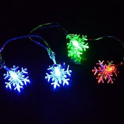 4.5m String Light Snowflake Led Christmas Colorful