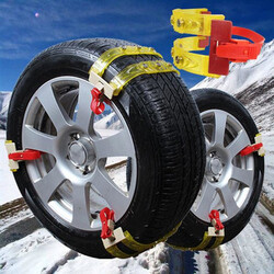 Automobile Chains Snow Rubber Tire Anti-skid Car Truck Wheel Tyre Rain Road