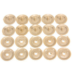 Stop Beige Button Clip 10pcs Seat Belt Buckle Seatbelt Lincoln Retainer