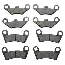 Front Rear Brake Polaris RZR pads 8Pcs RZR