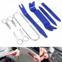 Door Clip Panel Dash Audio Installer Kits 10pcs Pry Removal Tools Trim Car Radio