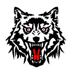 Whole Body Personality A Set of Wolf Running Totem PVC Sticker Car Styling