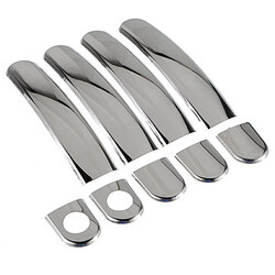 Chrome AUDI VW Jetta 9Pcs Door Handle Covers Trim