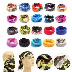 Scarf Motorcycle Cycling Face Mask Outdoor Head Sport Headband Snood