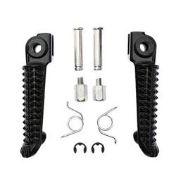 Foot Pegs for Yamaha YZF Black R1 R6 R6S Motorcycle Front Footrest Pedal