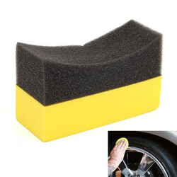 Clean Wash Pad Soft Foam Sponge EVA Curved Car Tyre Tire 1pcs Auto Truck