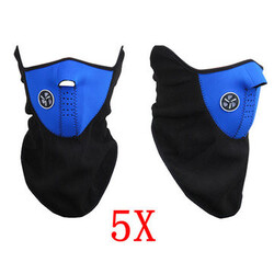 Ski Snowboard 5X Universal Motorcycle Neck Warm Face Mask