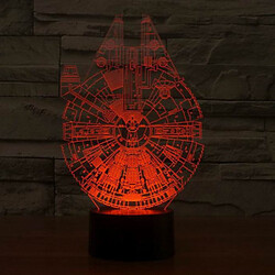 Bulb 3d Color Changing Led Night Light Lamp Shape Wars