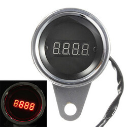 RPM Motorcycle Digital Tacho Tachometer Gauge Speedometer Cylinder LED