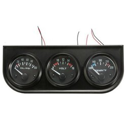 Volt Gauge LED Auto Car 8-16V Kits 2 inch 52mm Electronic Water Temp Oil Pressure