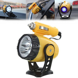 Light Torch Emergency Lamp Car Cigarette Lighter 12V Working Magnetic 5 LED