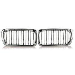 Grilles For BMW 2000 2001 Kidney Chrome Car Grills E38