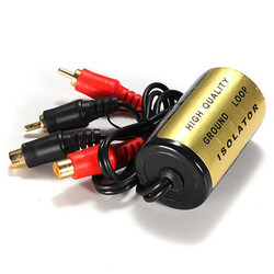 Car Suppressor RCA Remover Filter Loop Noise Audio Ground Isolator