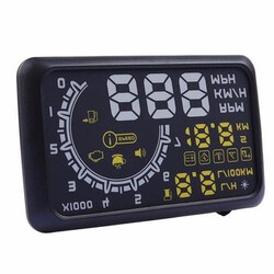 Interface 12V OBDII Voltage Car HUD Head Up Display Working 5.5inch