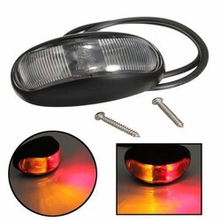 Red Amber Light Lamp Lighting LED Side Marker Universal Car Truck