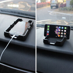 Carrying Case Phone Holder Car Phone Dashboard Skidproof Large Box Storage Box Stand Support