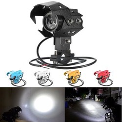 LED Driving Fog Hi Lo Handlebar Universal Spot White Light DC12-80V U8 Motorcycle