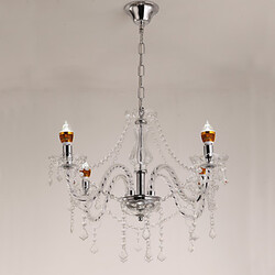 Candle Classic Crystal Transparent Chandelier