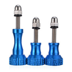 Stainless Screw knob Bolt Nut thumb SJ4000 Gopro Aluminum