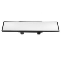 Flat Wide Clip-on 270mm Clear Interior Plane Rear View Glass Mirror Universal