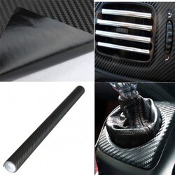 Decal Carbon Fibre Graphic Car Sticker Roll 3D Adhesive Vinyl