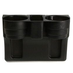 Car Seat Wedge Cups Holder Drink Beverage Black Plastic Cup Holder Double