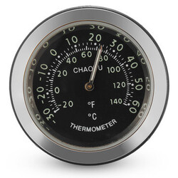 Car Clock Gauge Trim Perfume Fragrance Storage Refill Clip Vent Thermometer