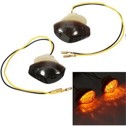 LED Amber Turn Signal Blinker Light Smoke Honda CBR