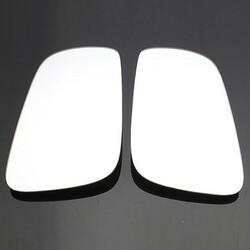 Mirror Glass VW Jetta Golf White Side A pair of